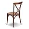 Atlas Commercial Products Madison Cross Back Chair, Mark II, Antique Fruitwood XBC45AFW - alternate 7